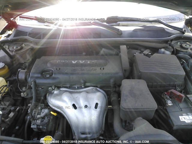 4T1BE46K47U682339 - 2007 TOYOTA CAMRY NEW GENERAT CE/LE/XLE/SE BLACK photo 10