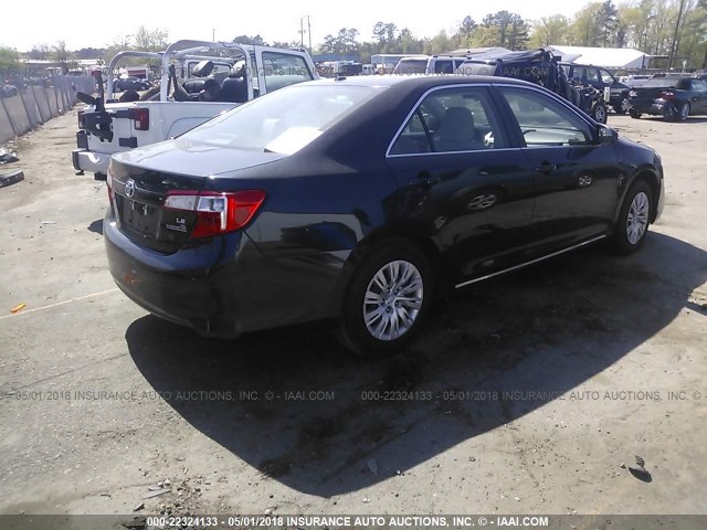 4T1BF1FK1EU853542 - 2014 TOYOTA CAMRY L/SE/LE/XLE 黑色 照片 4