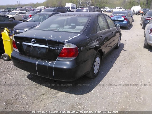 4T1BE32K46U134081 - 2006 TOYOTA CAMRY LE/XLE/SE BLACK photo 4