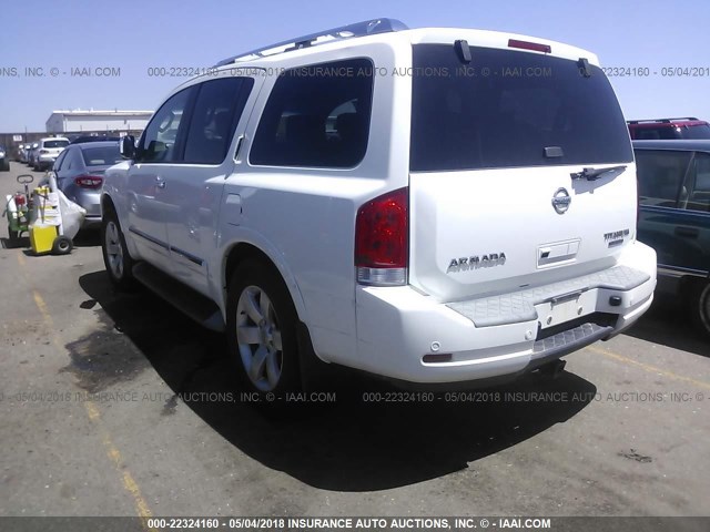 5N1BA0NC5AN613496 - 2010 NISSAN ARMADA SE/TITANIUM/PLATINUM WHITE photo 3