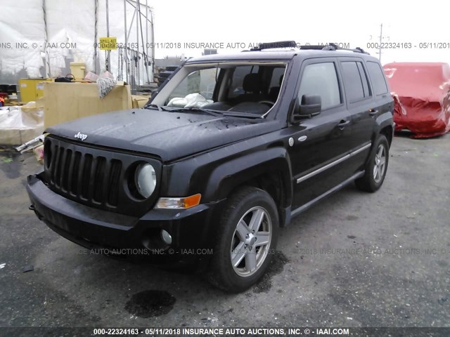 1J4NF1GB1AD623391 - 2010 JEEP PATRIOT SPORT BLACK photo 2