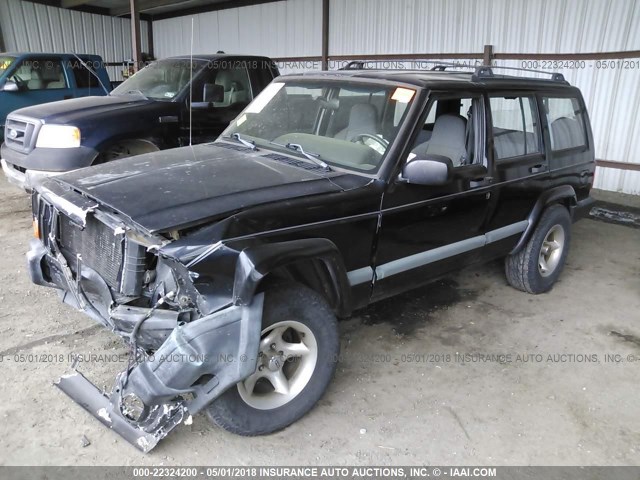 1J4FT68S0XL551610 - 1999 JEEP CHEROKEE SPORT/CLASSIC შავი ფოტო 2