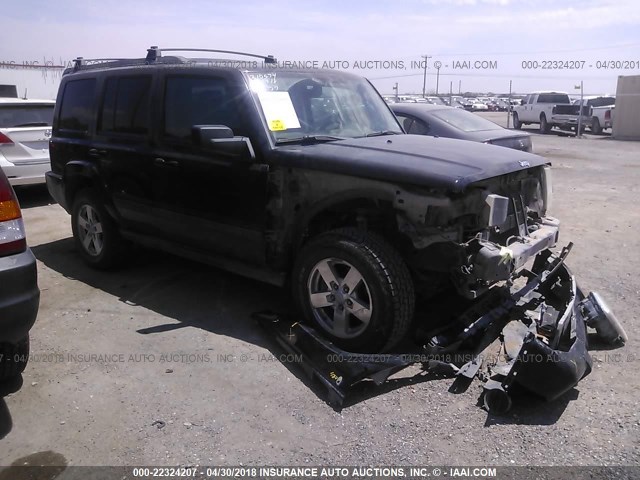 1J8HH48K97C627273 - 2007 JEEP COMMANDER 黑色 照片 1