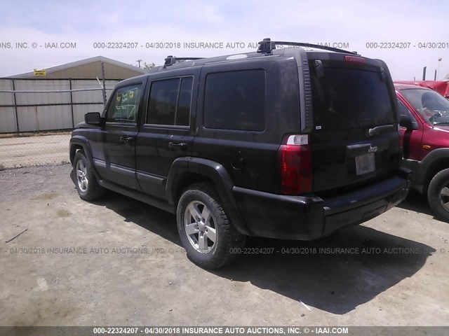 1J8HH48K97C627273 - 2007 JEEP COMMANDER 黑色 照片 3