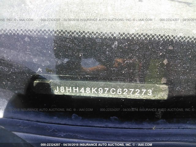 1J8HH48K97C627273 - 2007 JEEP COMMANDER 黑色 照片 9