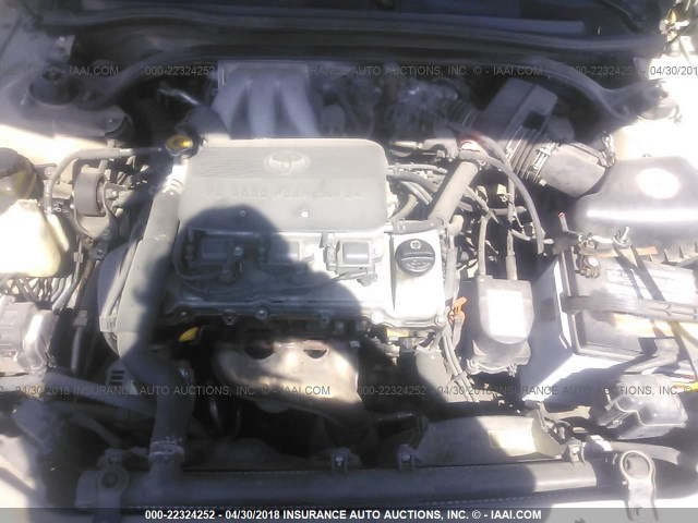 2T1CF22PX3C602447 - 2003 TOYOTA CAMRY SOLARA SE/SLE ოქროსფერი ფოტო 10