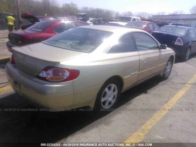 2T1CF22PX3C602447 - 2003 TOYOTA CAMRY SOLARA SE/SLE ოქროსფერი ფოტო 4