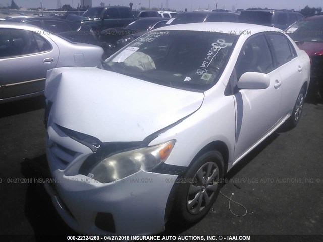 JTDBU4EE7B9156110 - 2011 TOYOTA COROLLA S/LE WHITE photo 2