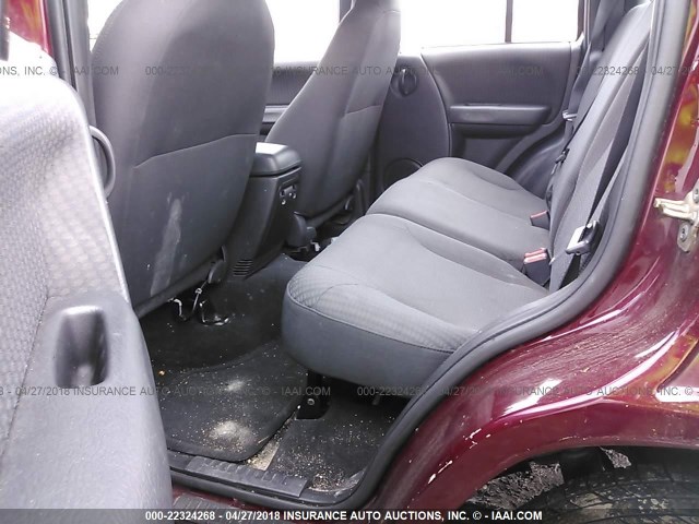 1J4GL48K62W111357 - 2002 JEEP LIBERTY SPORT 红色 照片 8