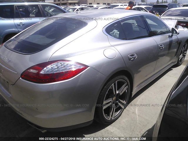 WP0AB2A74BL060855 - 2011 PORSCHE PANAMERA S/4 SILVER photo 4