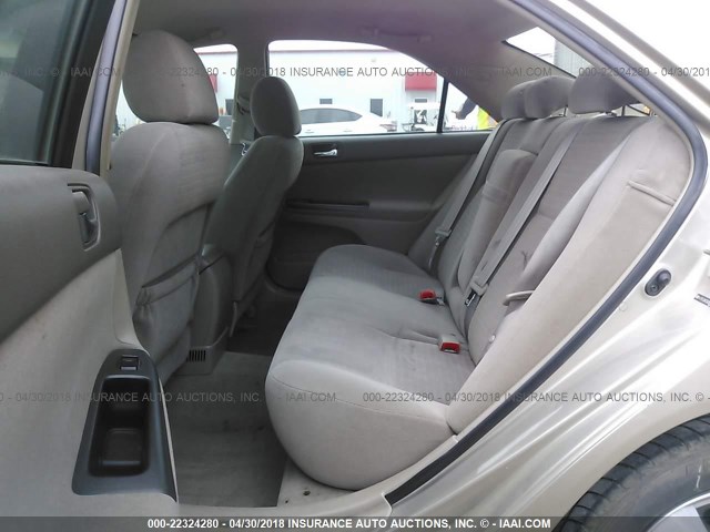 4T1BE30K35U092486 - 2005 TOYOTA CAMRY LE/XLE/SE ოქროსფერი ფოტო 8