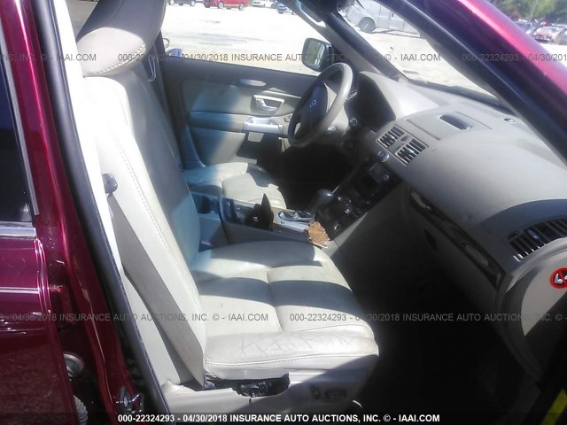 YV4CZ592361281604 - 2006 VOLVO XC90 RED photo 5