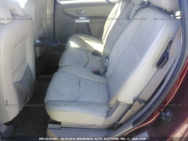 YV4CZ592361281604 - 2006 VOLVO XC90 RED photo 8