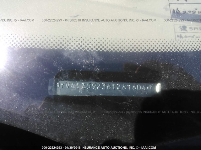 YV4CZ592361281604 - 2006 VOLVO XC90 RED photo 9