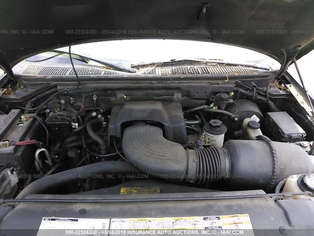 1FMPU16L5YLB02376 - 2000 FORD EXPEDITION XLT 蓝色 照片 10