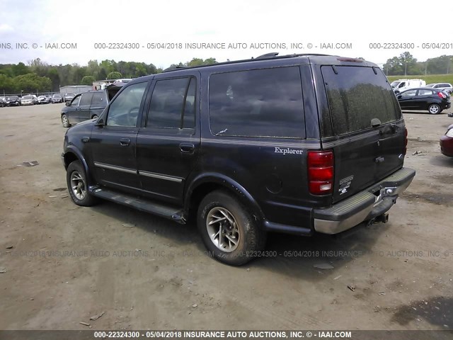 1FMPU16L5YLB02376 - 2000 FORD EXPEDITION XLT 蓝色 照片 3