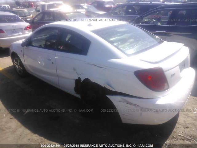 1G8AW12F25Z132023 - 2005 SATURN ION LEVEL 3 WHITE photo 3