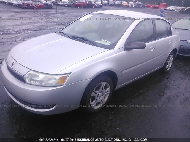 1G8AJ52F34Z214721 - 2004 SATURN ION LEVEL 2 SILVER photo 2