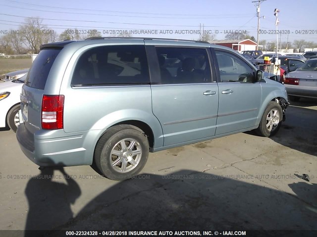 2A8HR54189R678788 - 2009 CHRYSLER TOWN & COUNTRY TOURING BLUE photo 4