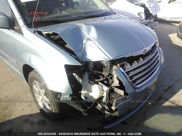 2A8HR54189R678788 - 2009 CHRYSLER TOWN & COUNTRY TOURING BLUE photo 6