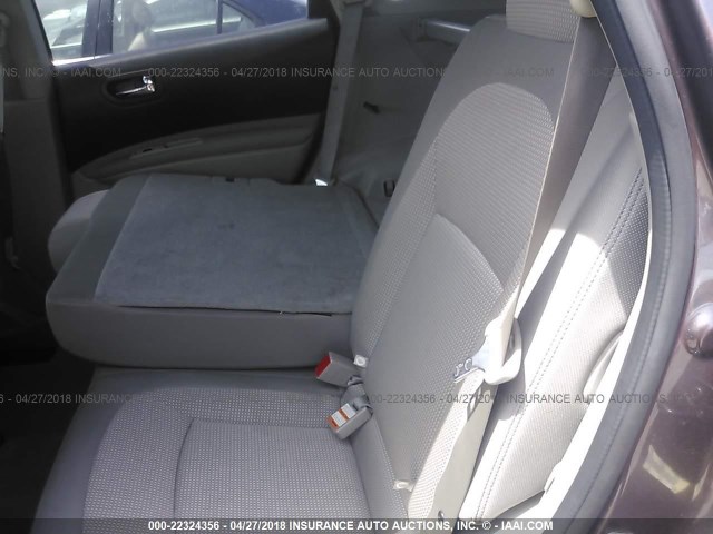 JN8AS58T68W302366 - 2008 NISSAN ROGUE S/SL TAN photo 8