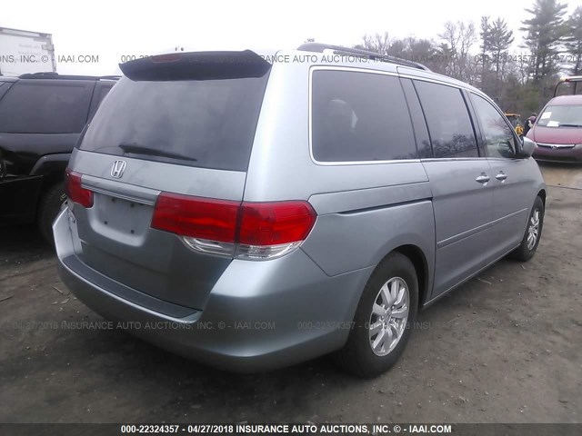 5FNRL386X8B025445 - 2008 HONDA ODYSSEY EXL ნაცრისფერი ფოტო 4