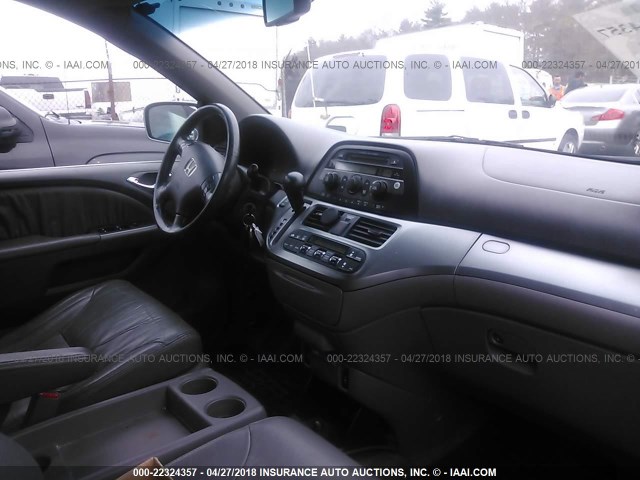 5FNRL386X8B025445 - 2008 HONDA ODYSSEY EXL GRAY photo 5