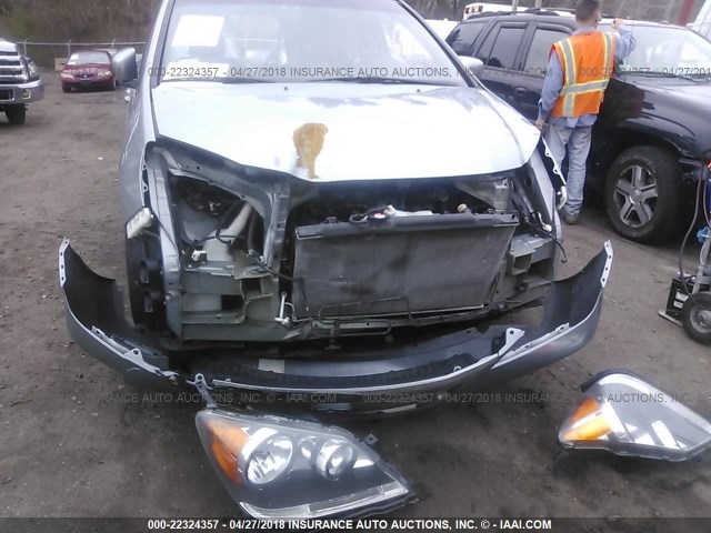 5FNRL386X8B025445 - 2008 HONDA ODYSSEY EXL ნაცრისფერი ფოტო 6