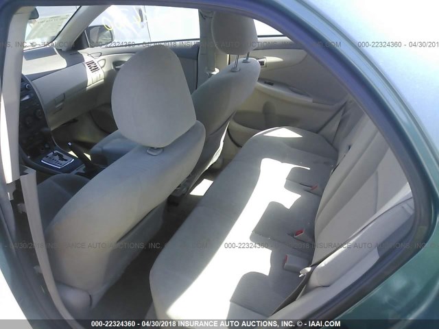 2T1BU4EEXAC242648 - 2010 TOYOTA COROLLA S/LE/XLE 绿色 照片 8