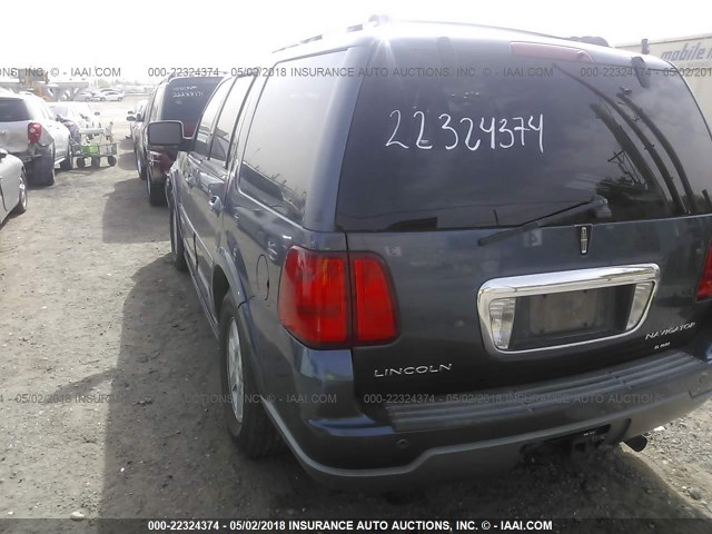 5LMFU28R33LJ02143 - 2003 LINCOLN NAVIGATOR 蓝色 照片 3