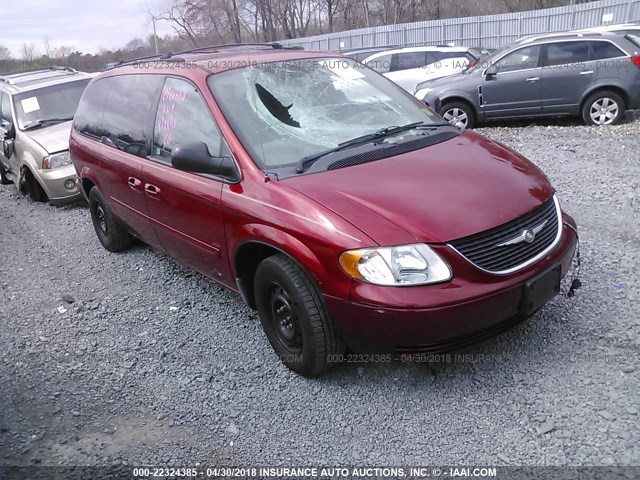 2C4GP44R04R617601 - 2004 CHRYSLER TOWN & COUNTRY LX RED photo 1