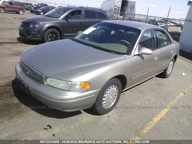 2G4WY55J211227029 - 2001 BUICK CENTURY LIMITED GOLD photo 2