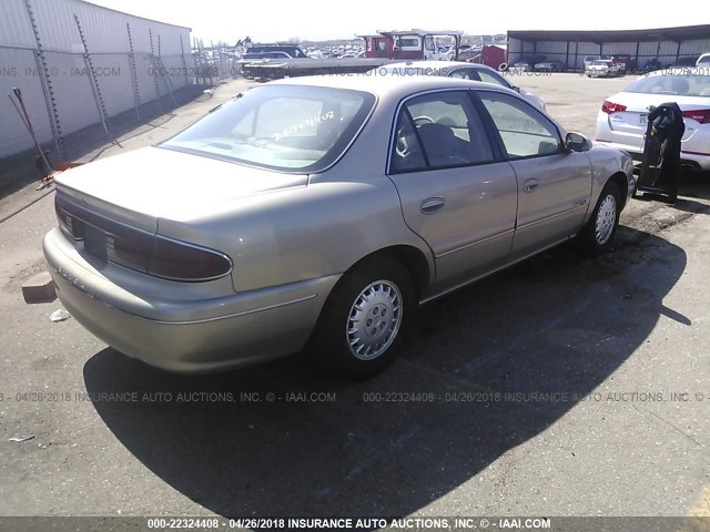 2G4WY55J211227029 - 2001 BUICK CENTURY LIMITED GOLD photo 4