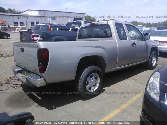 1GTCS299X88207318 - 2008 GMC CANYON SL Pewter photo 4