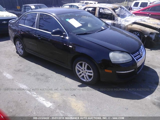 3VWEF71K27M145509 - 2007 VOLKSWAGEN JETTA WOLFSBURG 黑色 照片 1