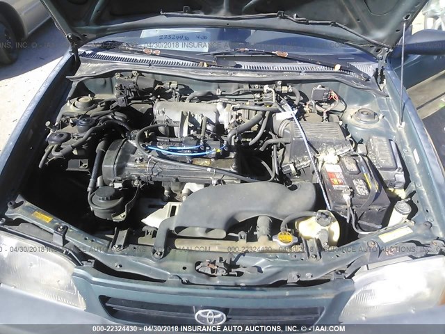 JT2AC52L8V0223273 - 1997 TOYOTA TERCEL CE GREEN photo 10