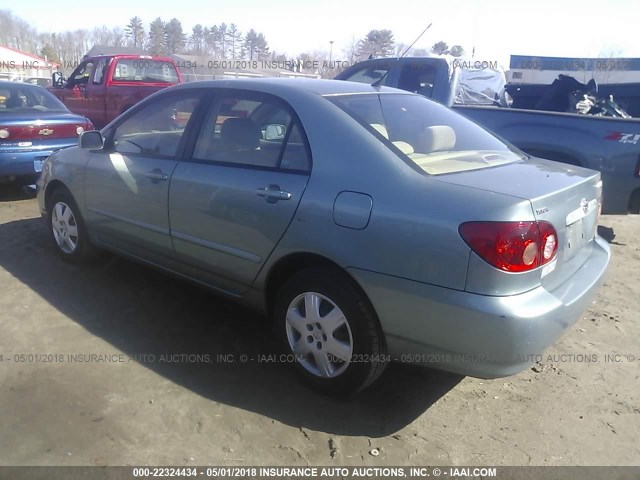 1NXBR32EX6Z713512 - 2006 TOYOTA COROLLA CE/LE/S GREEN photo 3