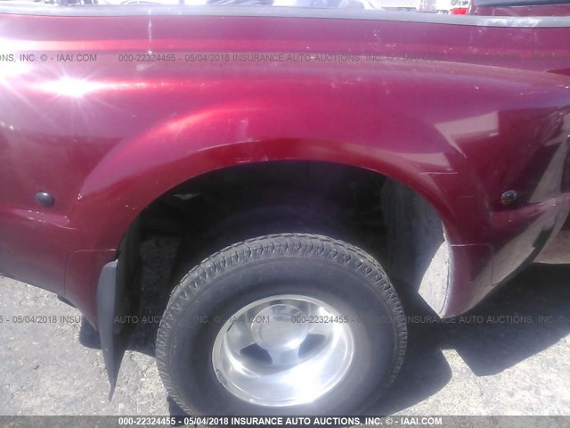 1FTWW32P43EB82457 - 2003 FORD F350 SUPER DUTY BURGUNDY photo 7