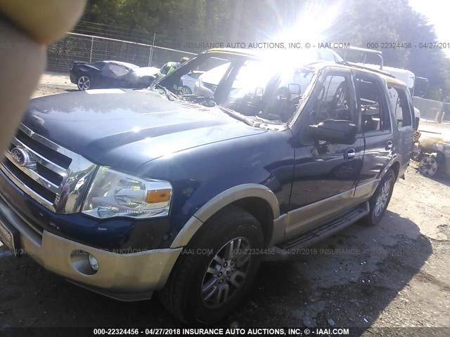 1FMJU1H52CEF01473 - 2012 FORD EXPEDITION XLT/KING RANCH BLUE photo 2