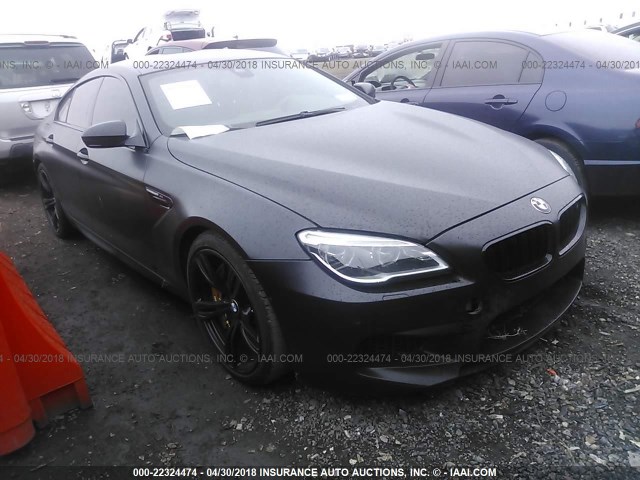 WBS6E9C5XGG437103 - 2016 BMW M6 GRAN COUPE BLACK photo 1