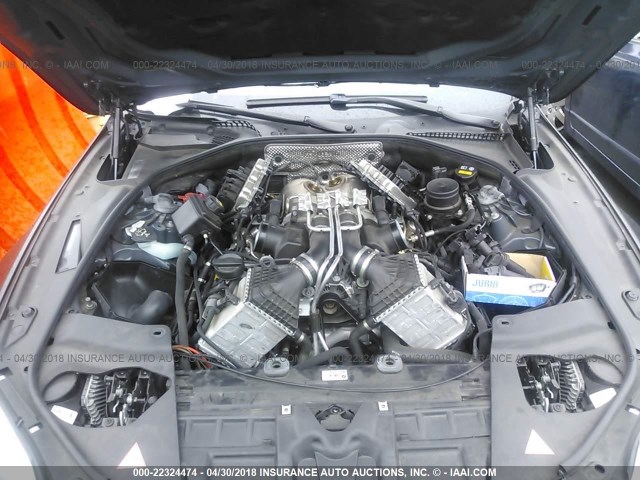 WBS6E9C5XGG437103 - 2016 BMW M6 GRAN COUPE BLACK photo 10