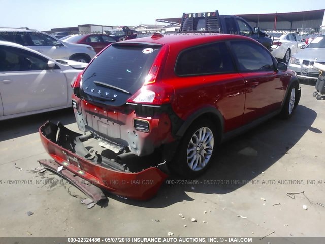 YV1MK672992145362 - 2009 VOLVO C30 T5 RED photo 4