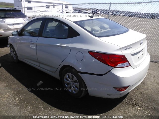 KMHCT4AE5GU083283 - 2016 HYUNDAI ACCENT SE TAN photo 3