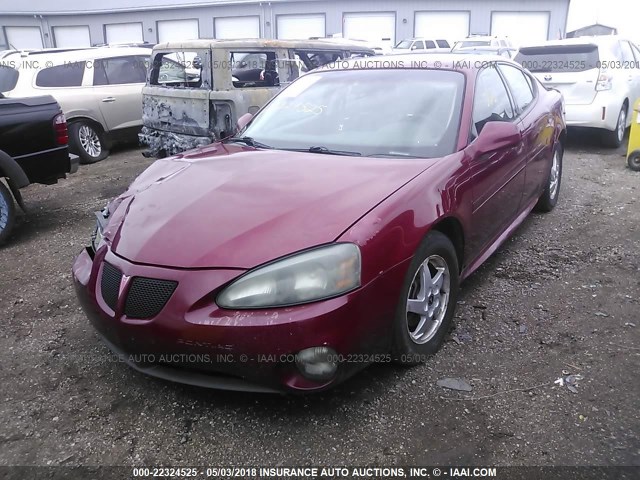 2G2WS522541269495 - 2004 PONTIAC GRAND PRIX GT2 მუქწითელი ფოტო 2