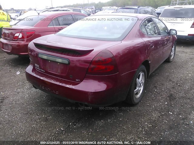 2G2WS522541269495 - 2004 PONTIAC GRAND PRIX GT2 მუქწითელი ფოტო 4