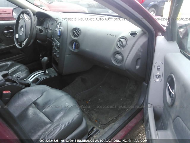 2G2WS522541269495 - 2004 PONTIAC GRAND PRIX GT2 მუქწითელი ფოტო 5
