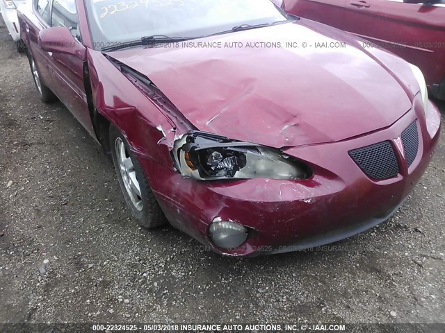 2G2WS522541269495 - 2004 PONTIAC GRAND PRIX GT2 MAROON photo 6