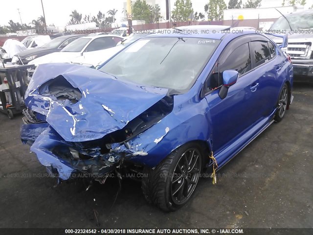 JF1VA2S66F9810453 - 2015 SUBARU WRX STI/LIMITED BLUE photo 2