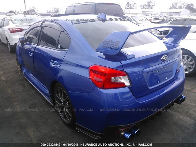 JF1VA2S66F9810453 - 2015 SUBARU WRX STI/LIMITED BLUE photo 3