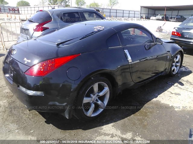 JN1AZ34D46M308544 - 2006 NISSAN 350Z COUPE BLACK photo 4